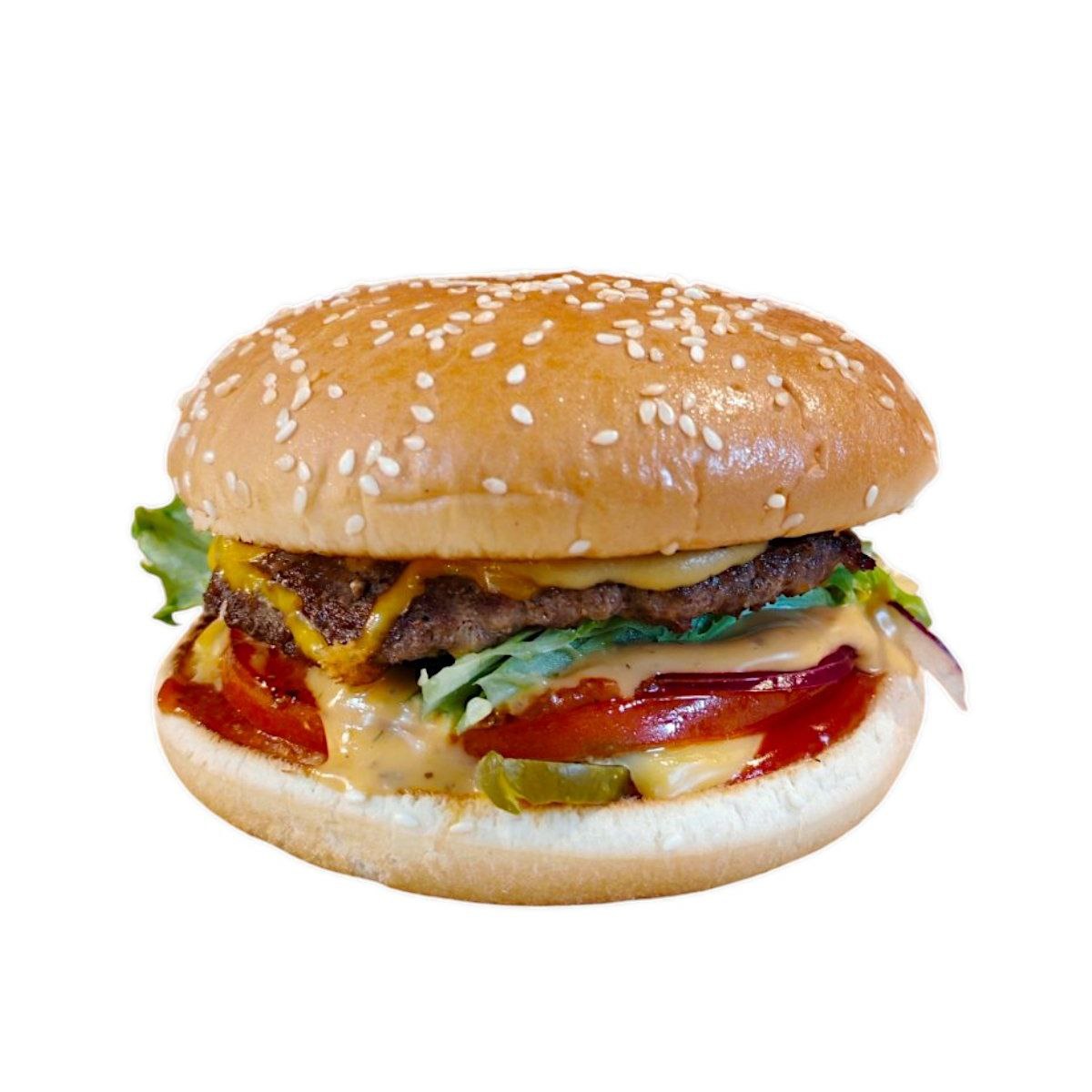 Бургер с беконом